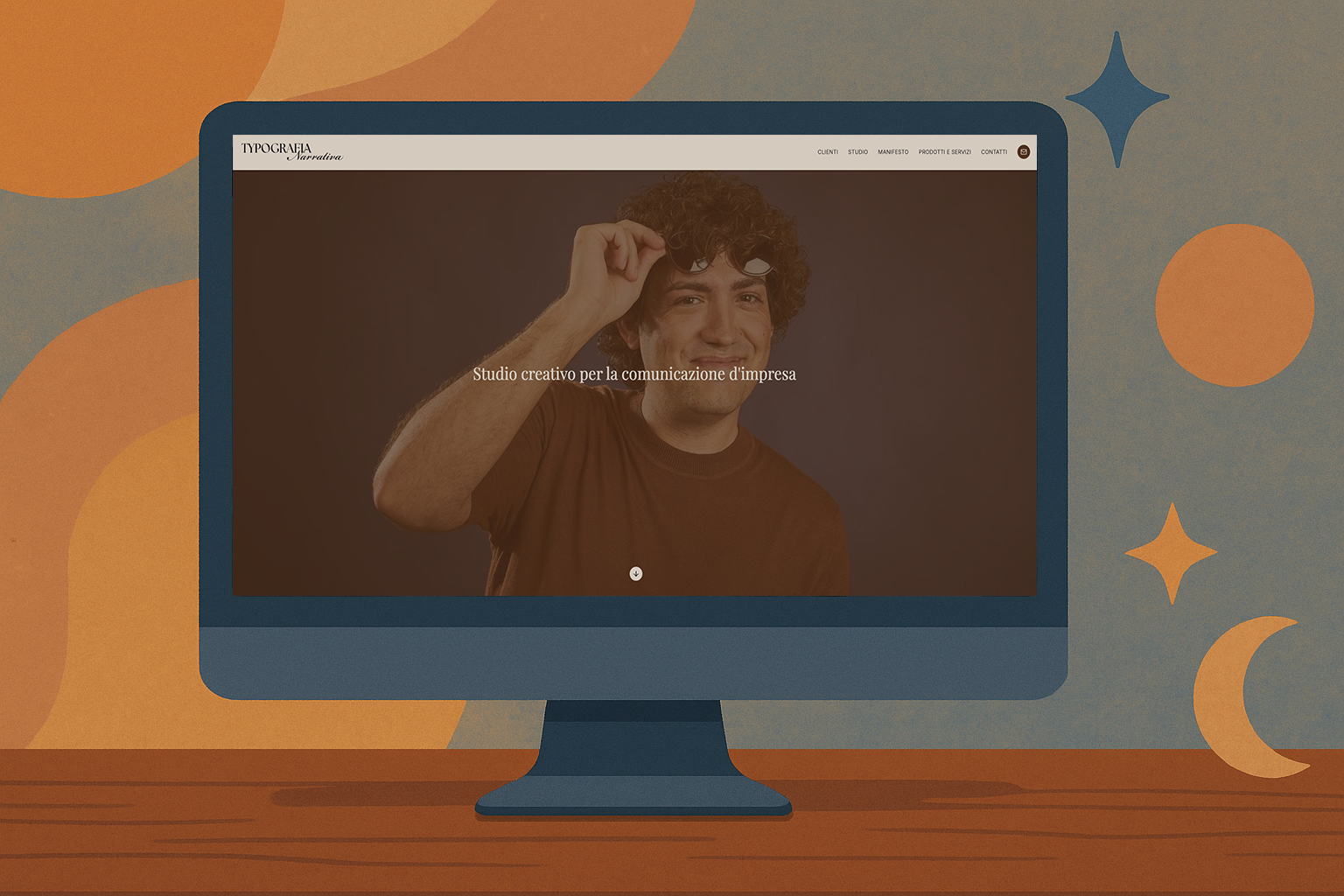 Screenshot del sito Typografia Narrativa